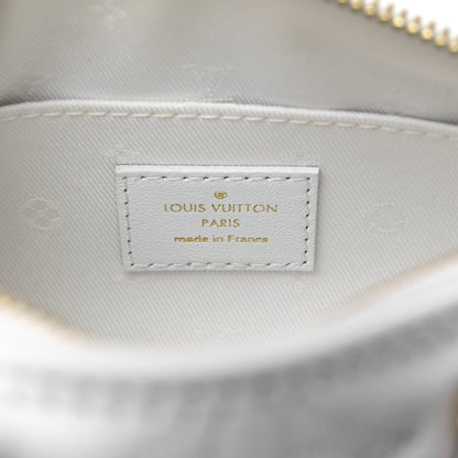 Louis Vuitton Calfskin Bubblegram Papillon BB Snow White 6 of 8