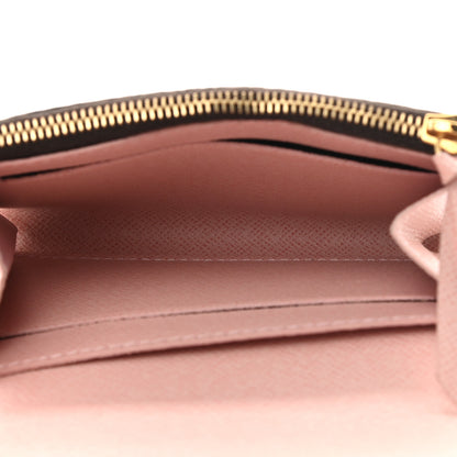 Louis Vuitton Damier Ebene Rosalie Coin Purse Rose Ballerine 6 of 6