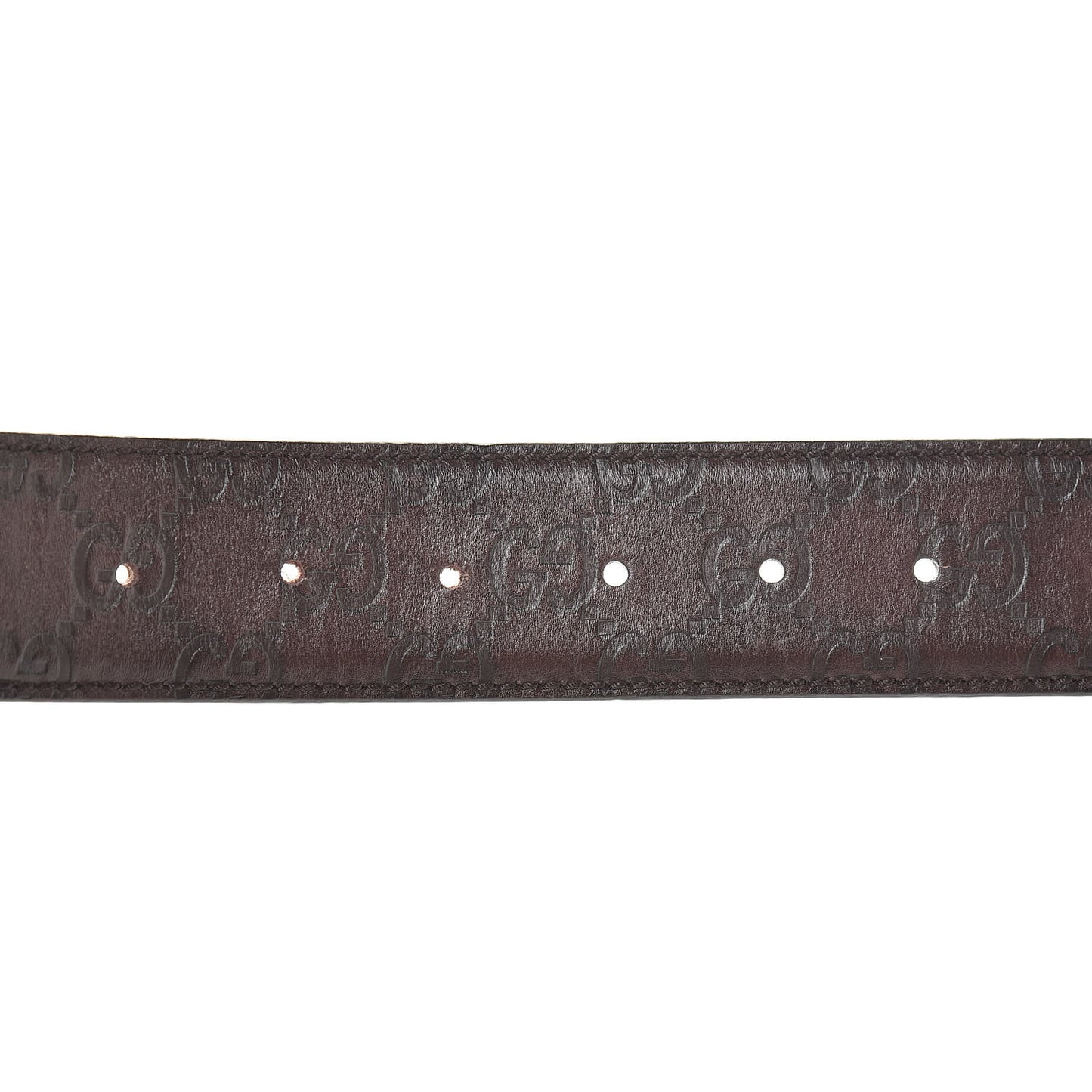 Guccissima Interlocking G 40mm Belt 90 36 Chocolate