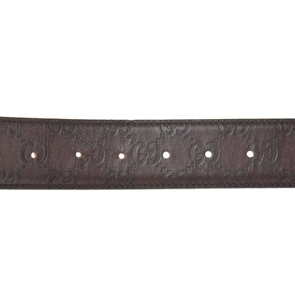 Gucci Guccissima Interlocking G 40mm Belt 90 36 Chocolate 6 of 6