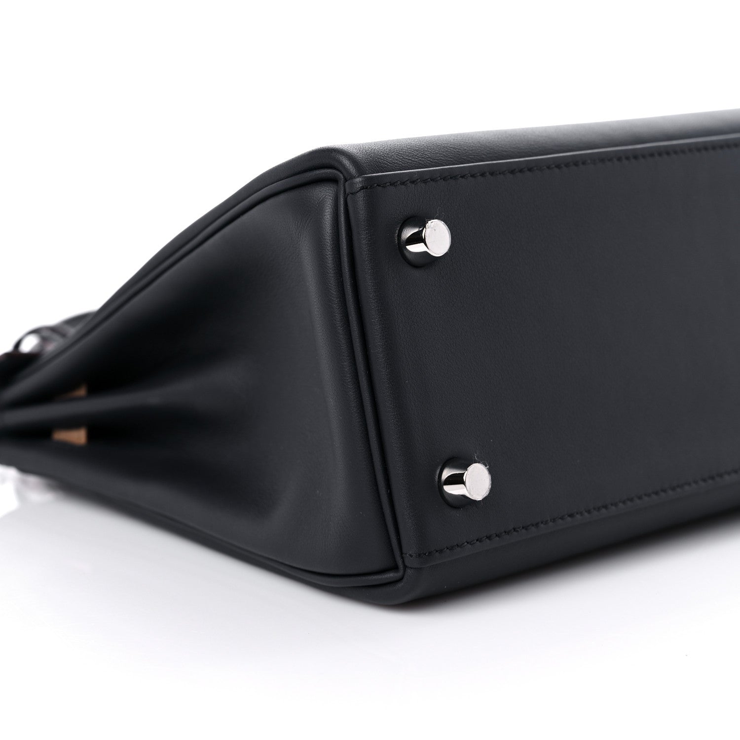 Hermes Swift Colormatic Kelly Retourne 25 Caban Black Chai Gold Etoupe 7 of 9