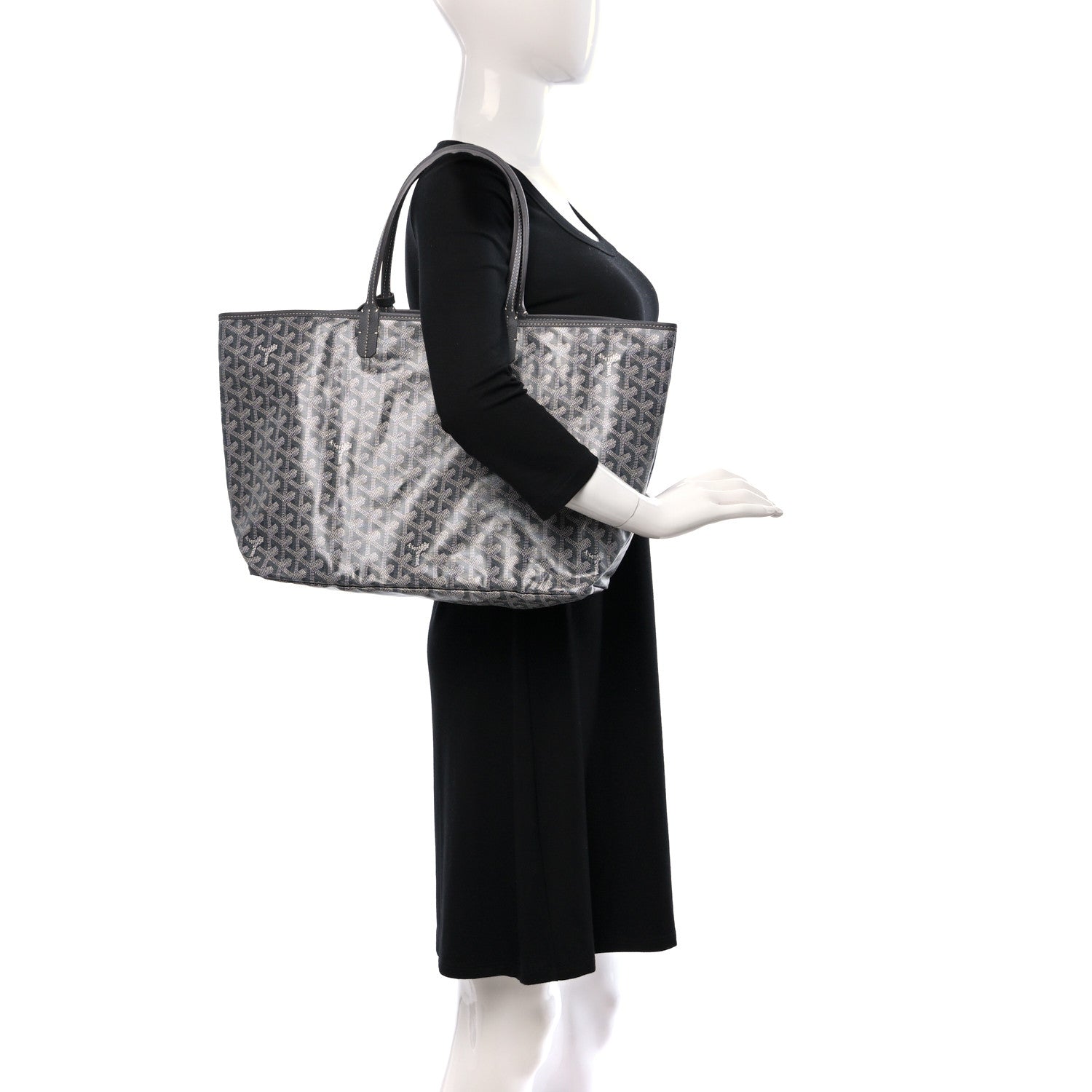 Goyard Goyardine Saint Louis PM Grey 2 of 9