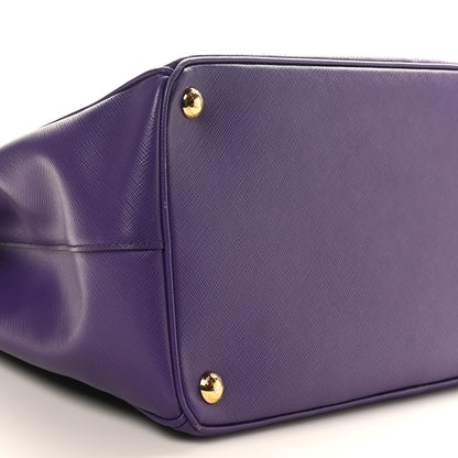 Prada Saffiano Medium Galleria Double Zip Tote Viola 8 of 9