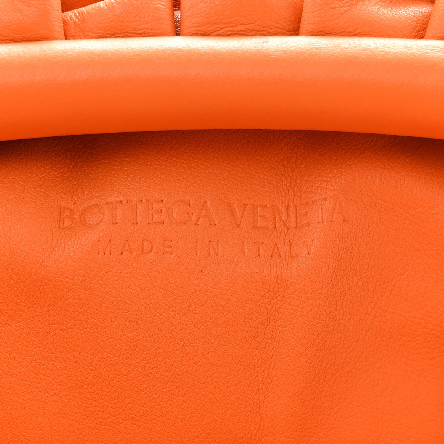 Bottega Veneta Smooth Butter Calf The Pouch Oversized Clutch Burnt Orange 6 of 10