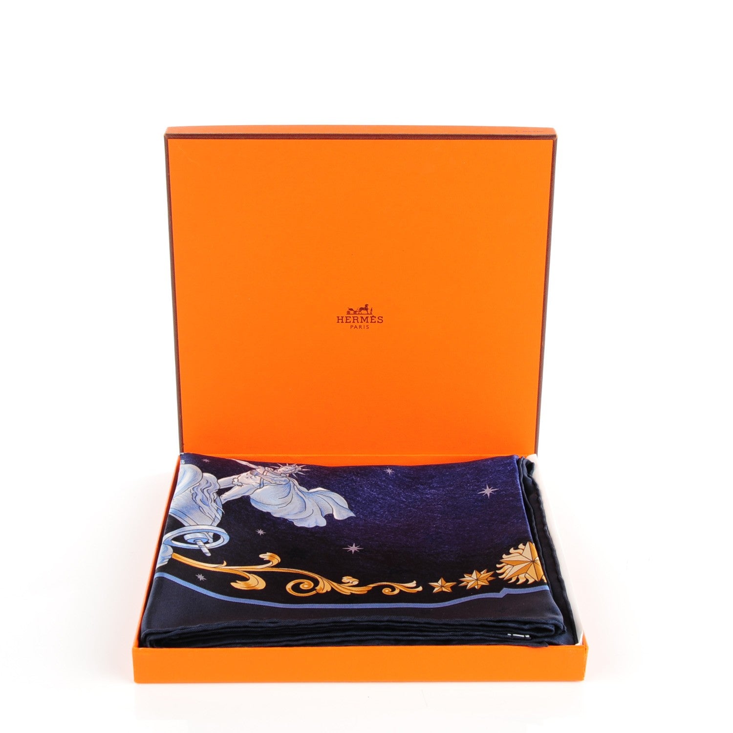 Hermes Silk Cosmos Scarf 90 7 of 7