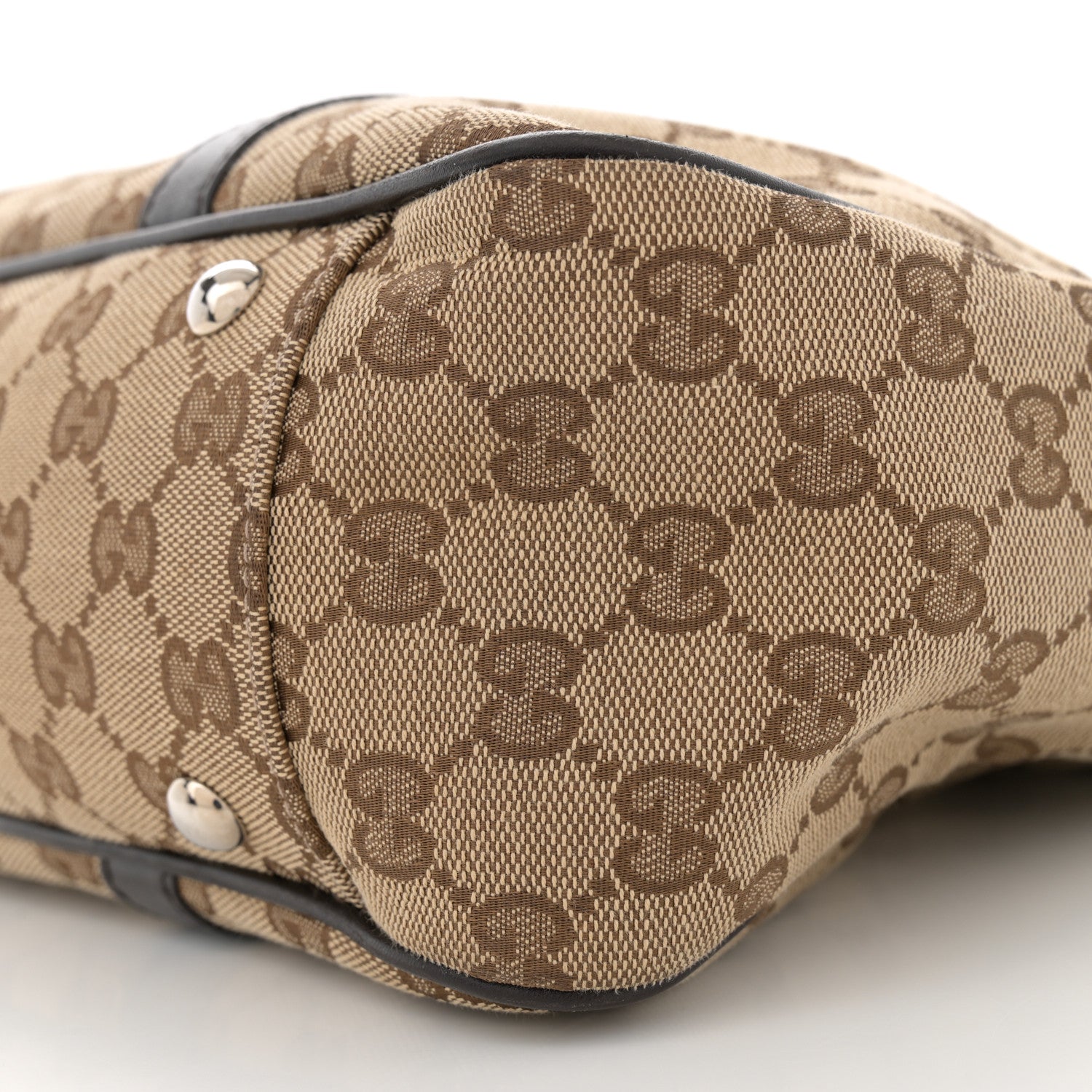 Gucci Monogram Medium Twins Tote Dark Brown 10 of 11