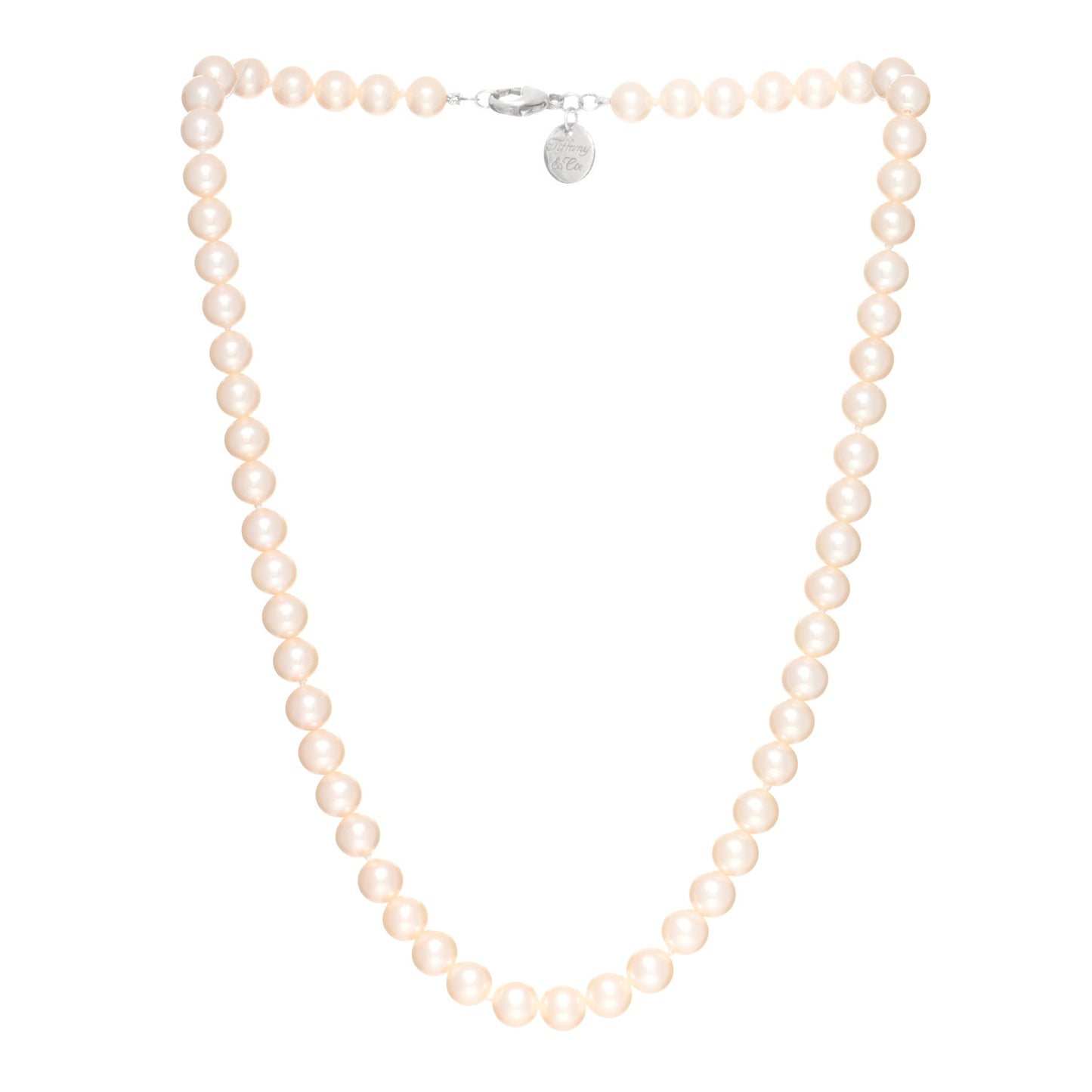 Sterling Silver Freshwater Pearl 6-7mm Ziegfeld Necklace