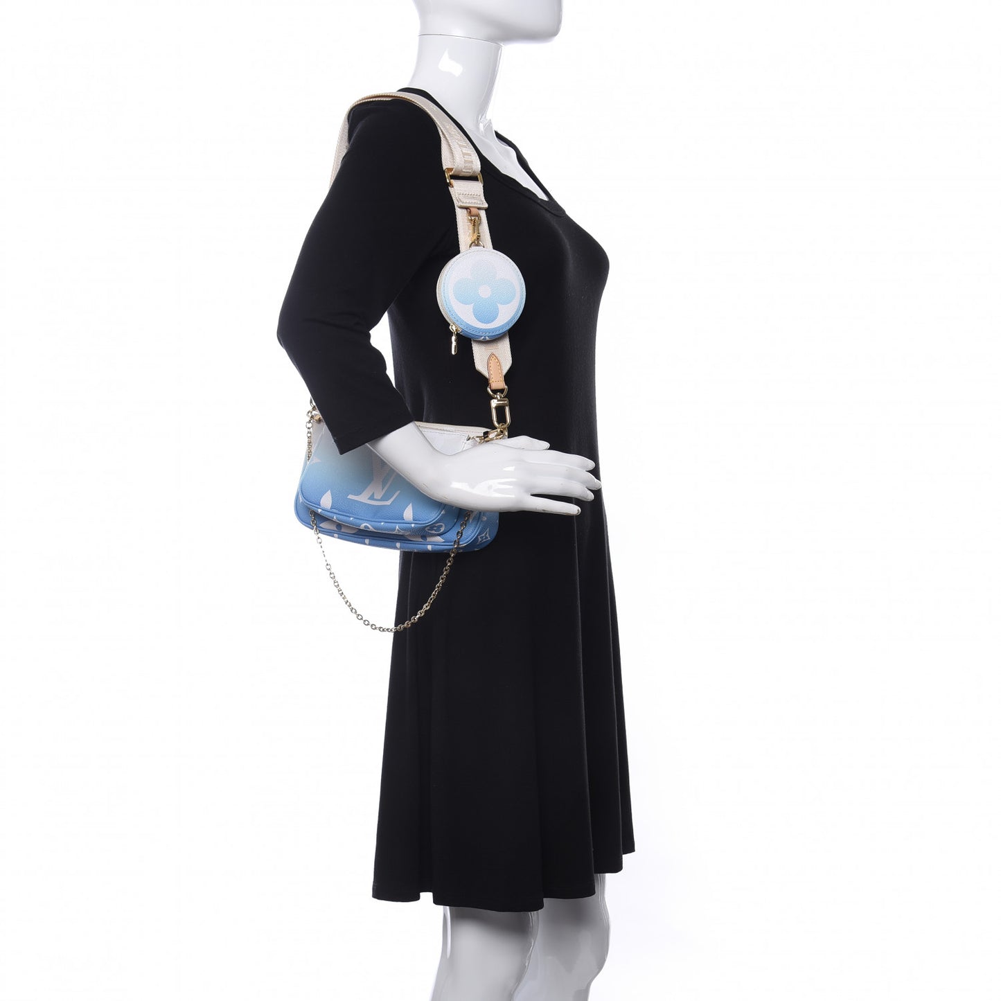 Monogram Giant By The Pool Multi Pochette Accessories Blue