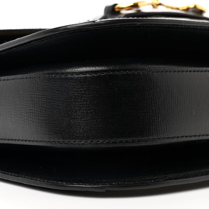 Gucci Azalea Calfskin Tri-Color Horsebit 1955 Shoulder Bag Mystic White Sun Oil Black 9 of 11