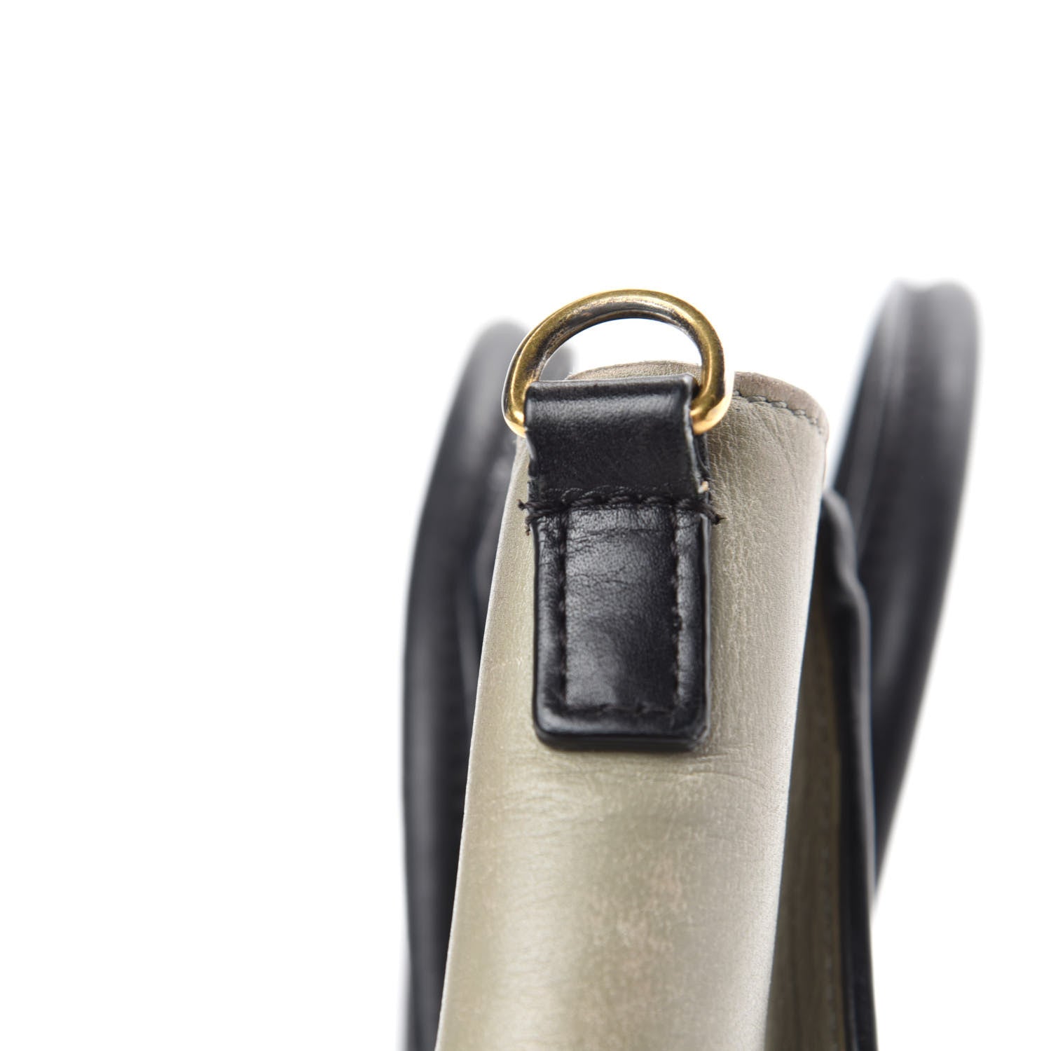 Celine Satin Calfskin Nano Tri-Color Luggage Dark Grey 8 of 20