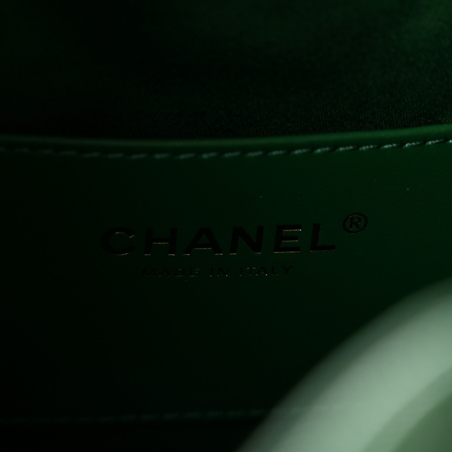 Chanel Caviar Quilted Small Chanel 25 Handbag Green 6 of 10