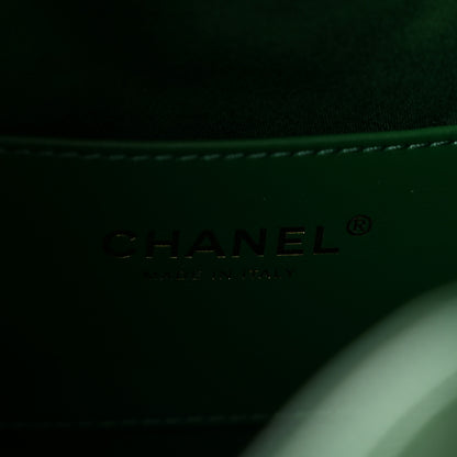 Chanel Caviar Quilted Small Chanel 25 Handbag Green 6 of 10