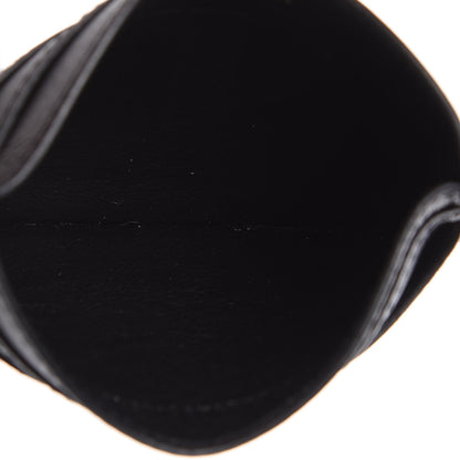 Saint Laurent Calfskin Monogram Credit Card Case Black 5 of 8