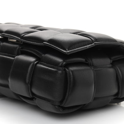 Bottega Veneta Lambskin Maxi Intreccio Padded Chain Cassette Crossbody Bag Black 9 of 9