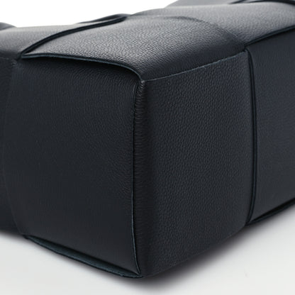 Bottega Veneta Grained Calfskin Intrecciato Small Arco Tote Black 8 of 11