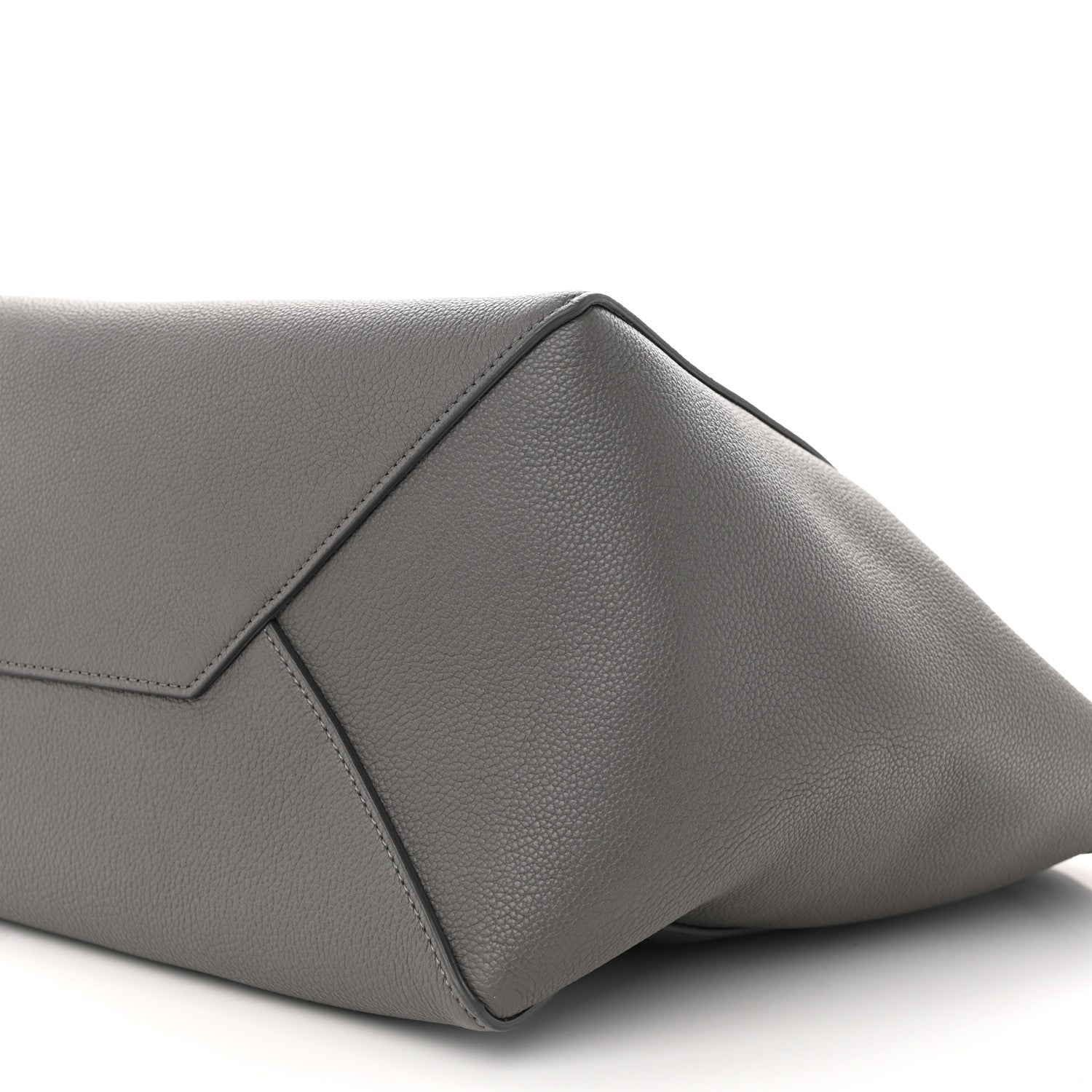 Celine Soft Grained Calfskin Small Belt Cabas Phantom Medium Grey 11 of 11
