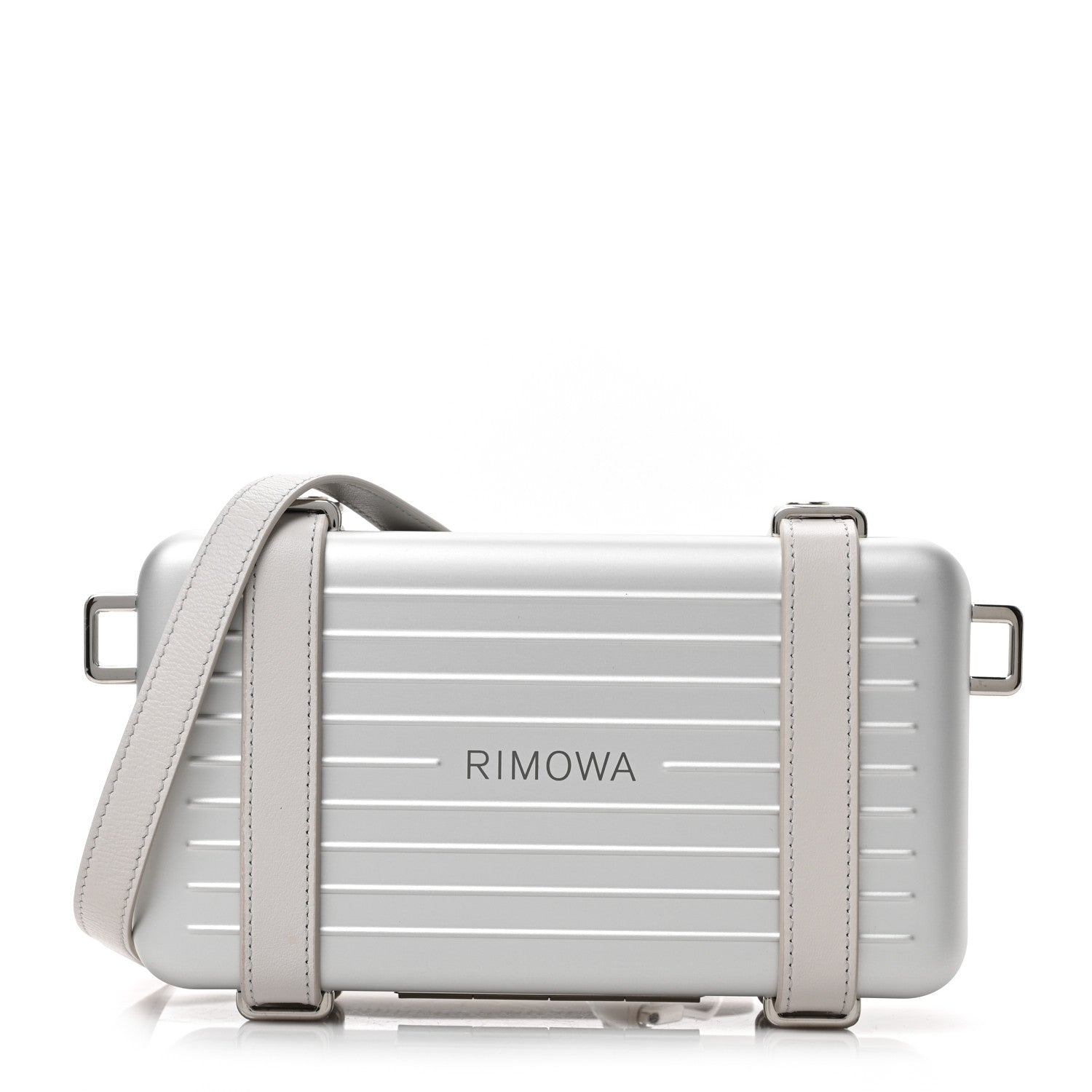Christian Dior X RIMOWA Aluminum Personal Clutch On Strap Silver 1 of 8