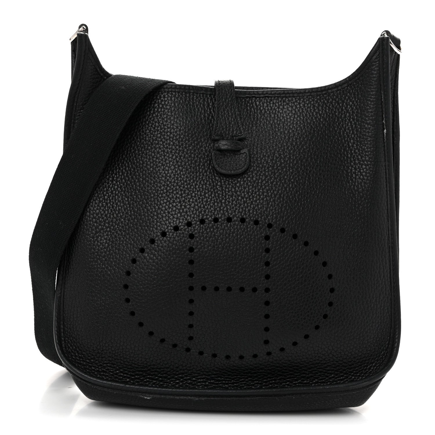Hermes Taurillon Clemence Evelyne II PM  Black 1 of 12