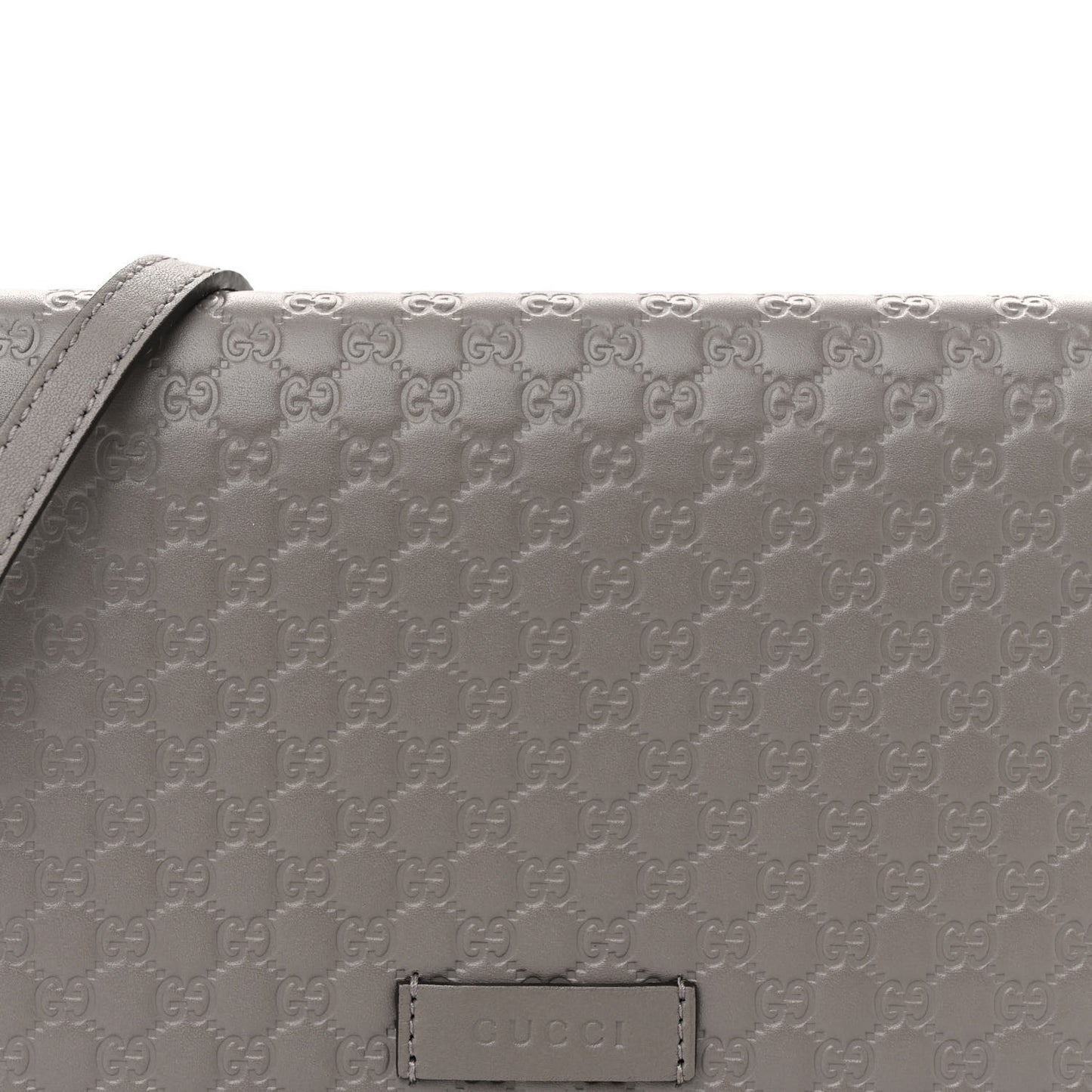 Soft Microguccissima Crossbody Wallet Loess