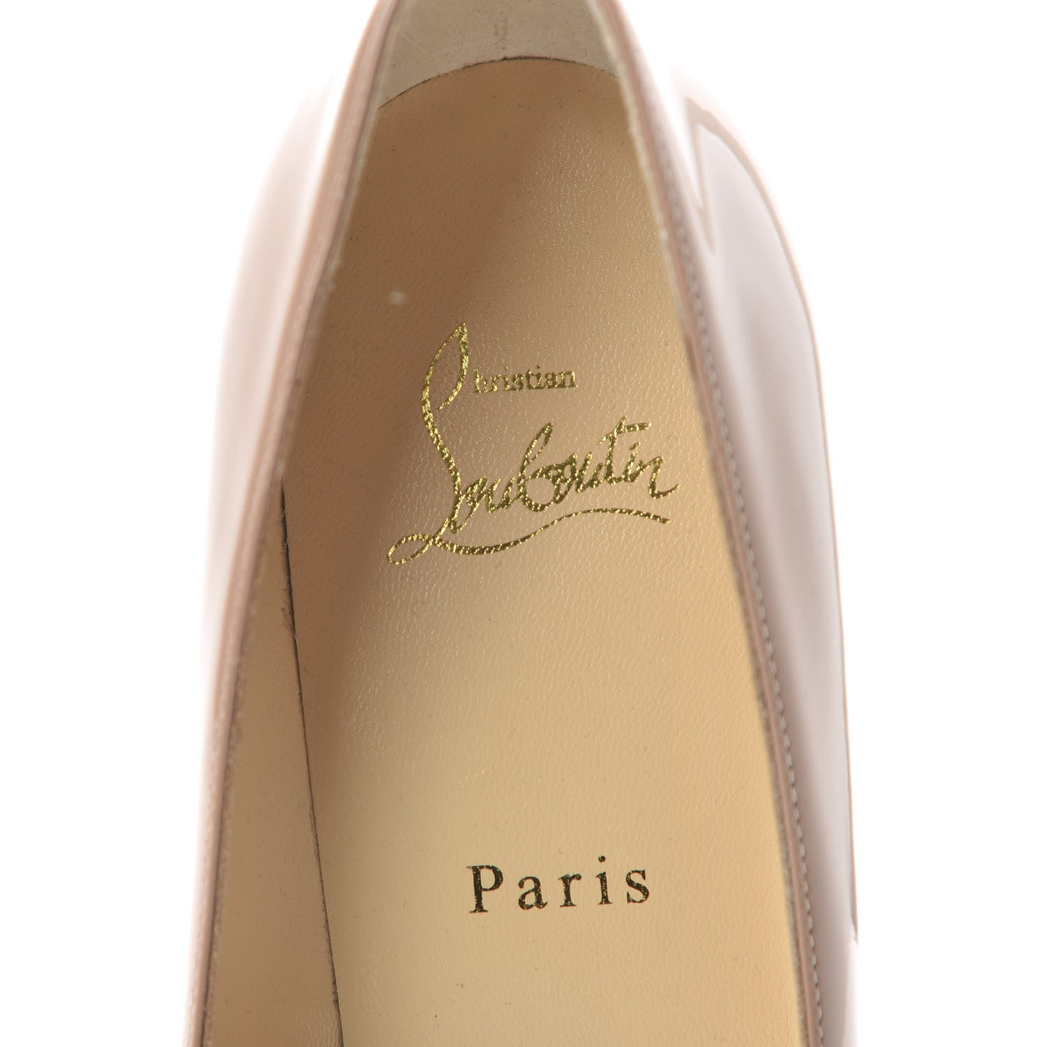 Christian Louboutin Patent Kate 85 Pumps 39 Nude 7 of 8