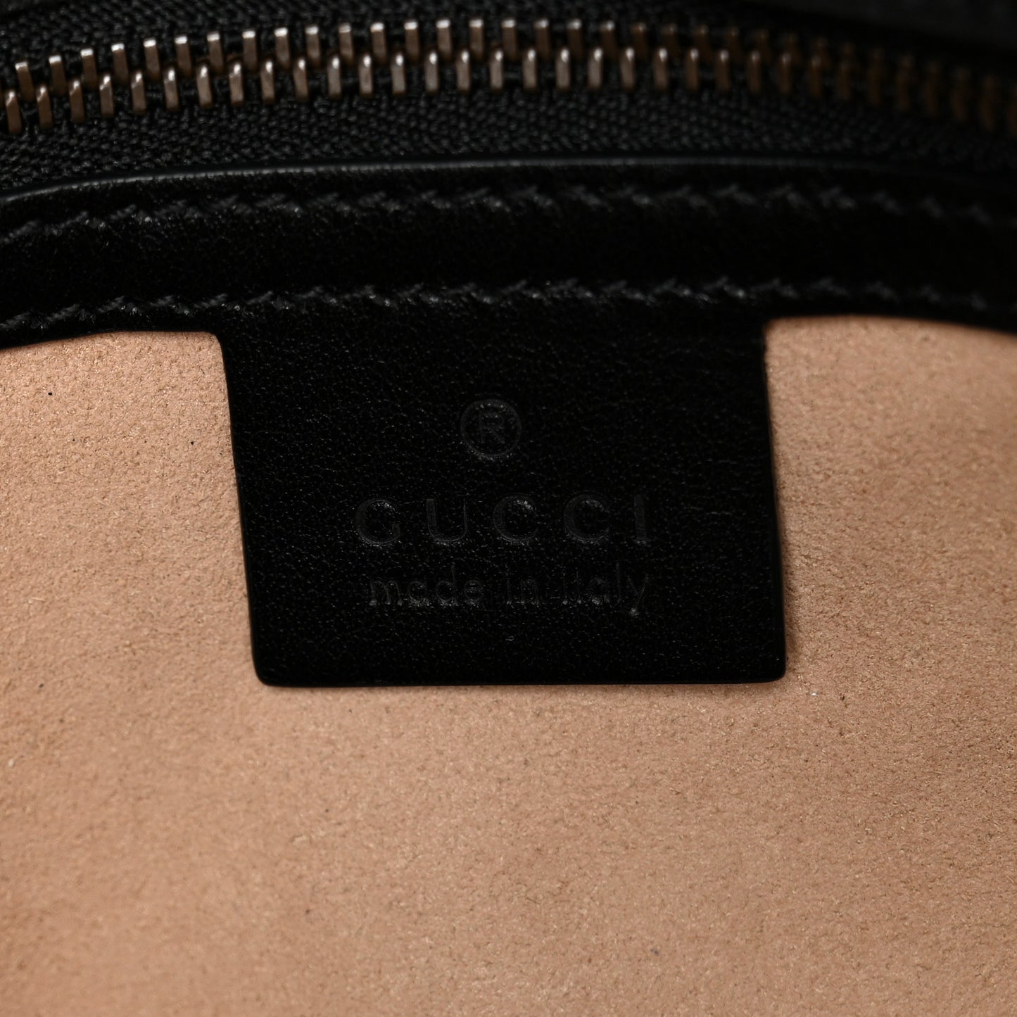 Calfskin Matelasse Small GG Marmont Shoulder Bag Black