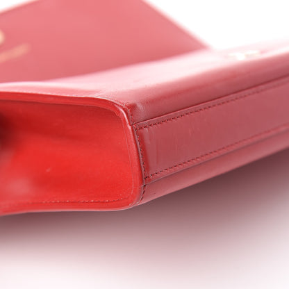 Saint Laurent Calfskin Cassandre Clutch Rouge Orient 12 of 15