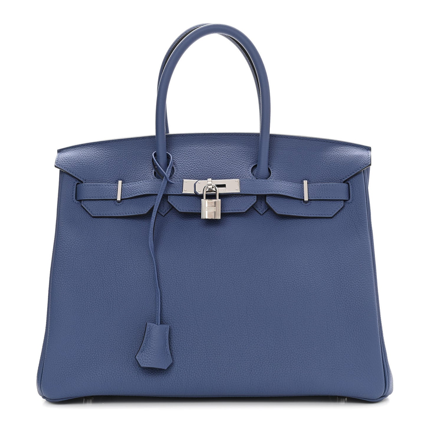 Togo Birkin 35 Bleu Agate