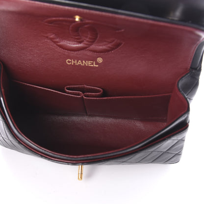 Chanel Lambskin Quilted Medium Double Flap Black 4 of 9