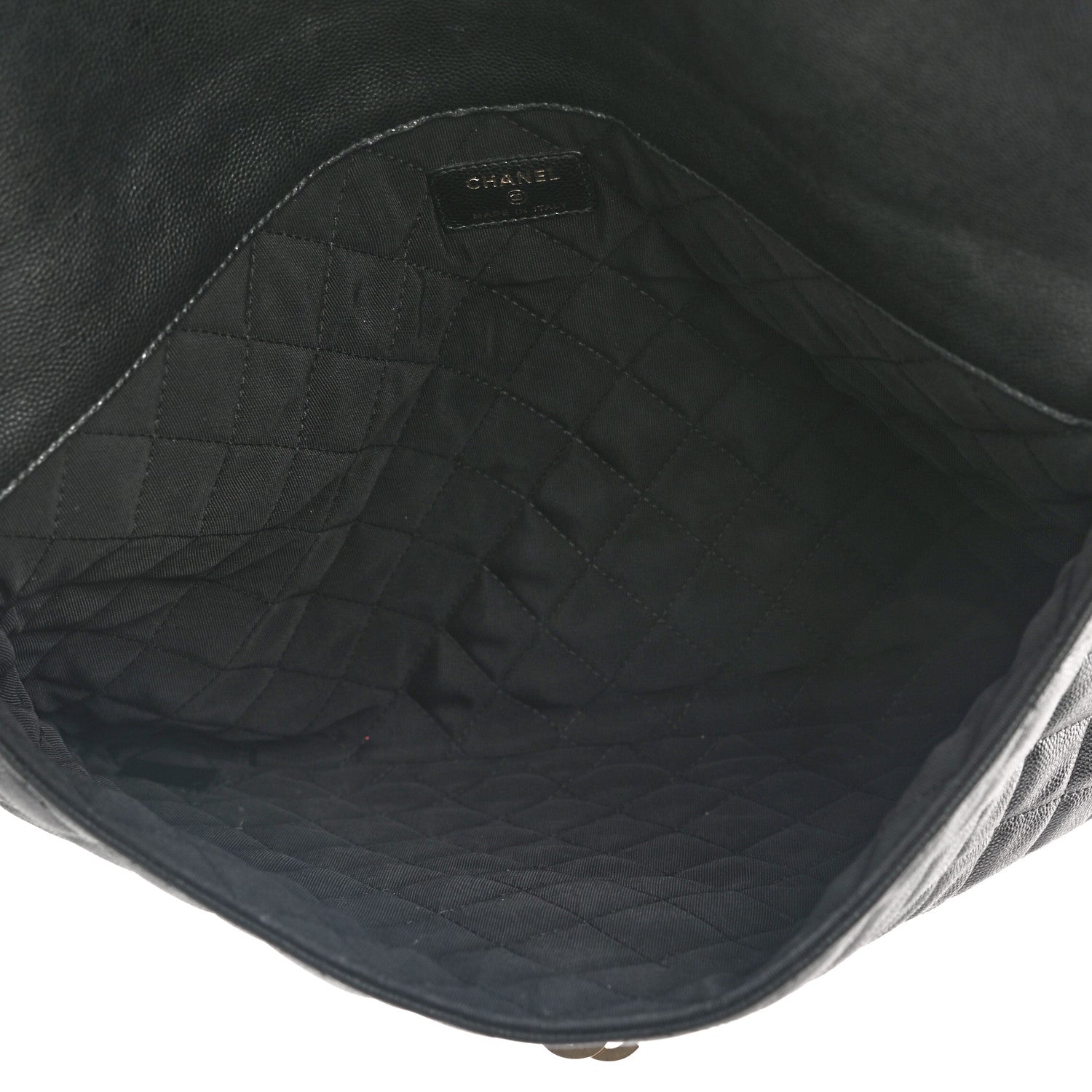 Chanel Caviar Quilted Large Golden Class Pouch Black 6 of 8