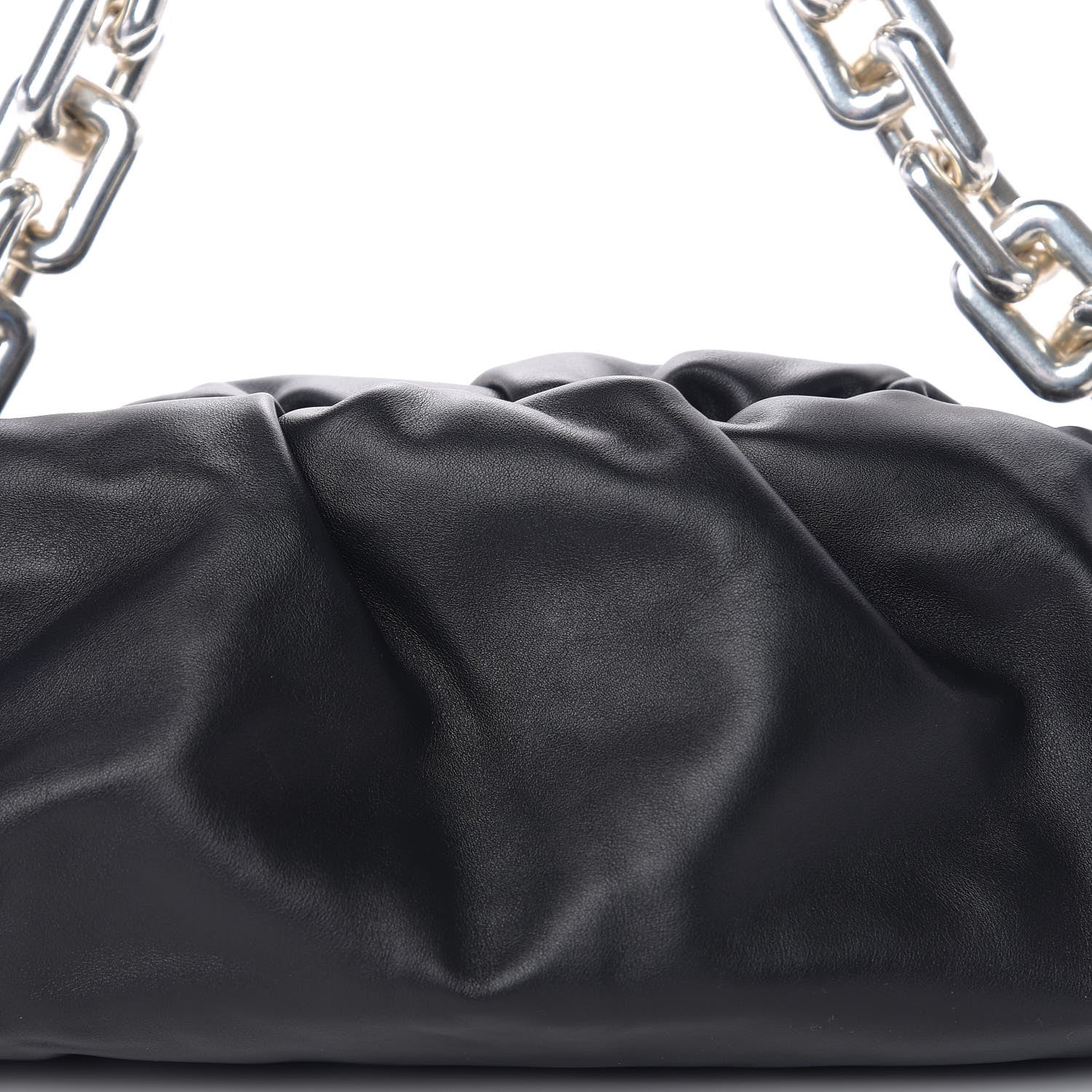 Bottega Veneta Calfskin The Pouch Chain Black 10 of 10