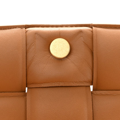 Bottega Veneta Lambskin Maxi Intreccio Padded Chain Cassette Crossbody Bag Caramel 10 of 10