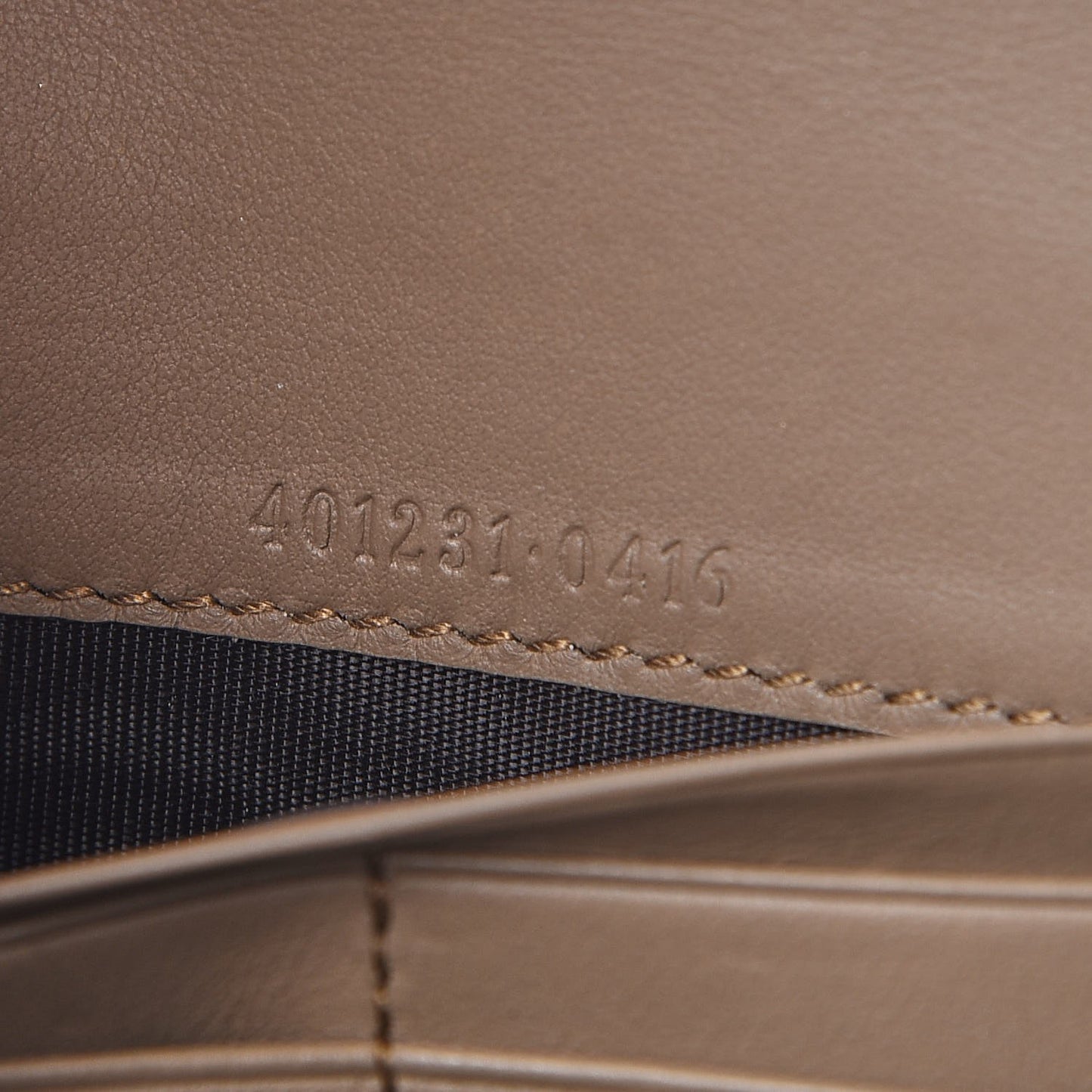 GG Supreme Monogram Mini Dionysus Chain Wallet Beige Taupe