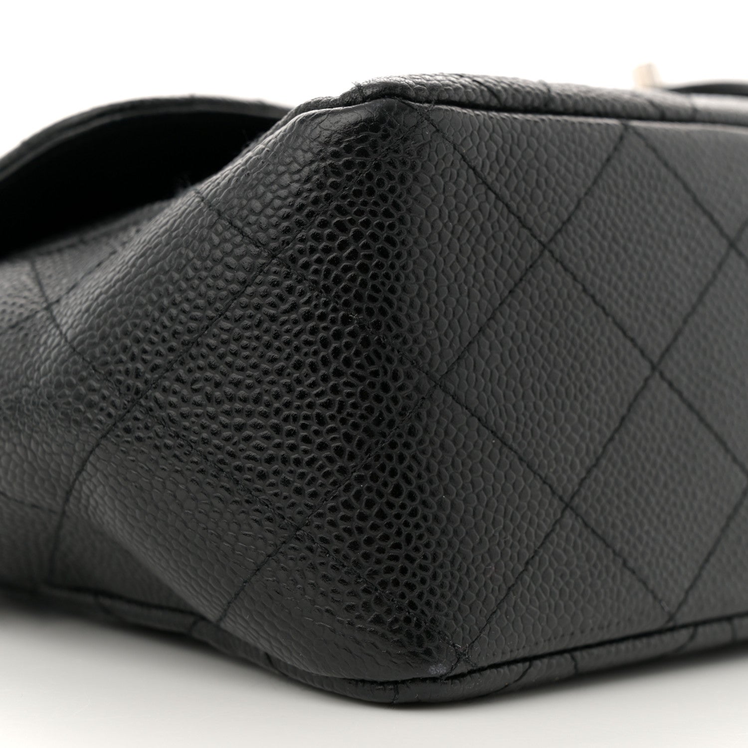Chanel Caviar Quilted Jumbo Single Flap Black 9 of 11