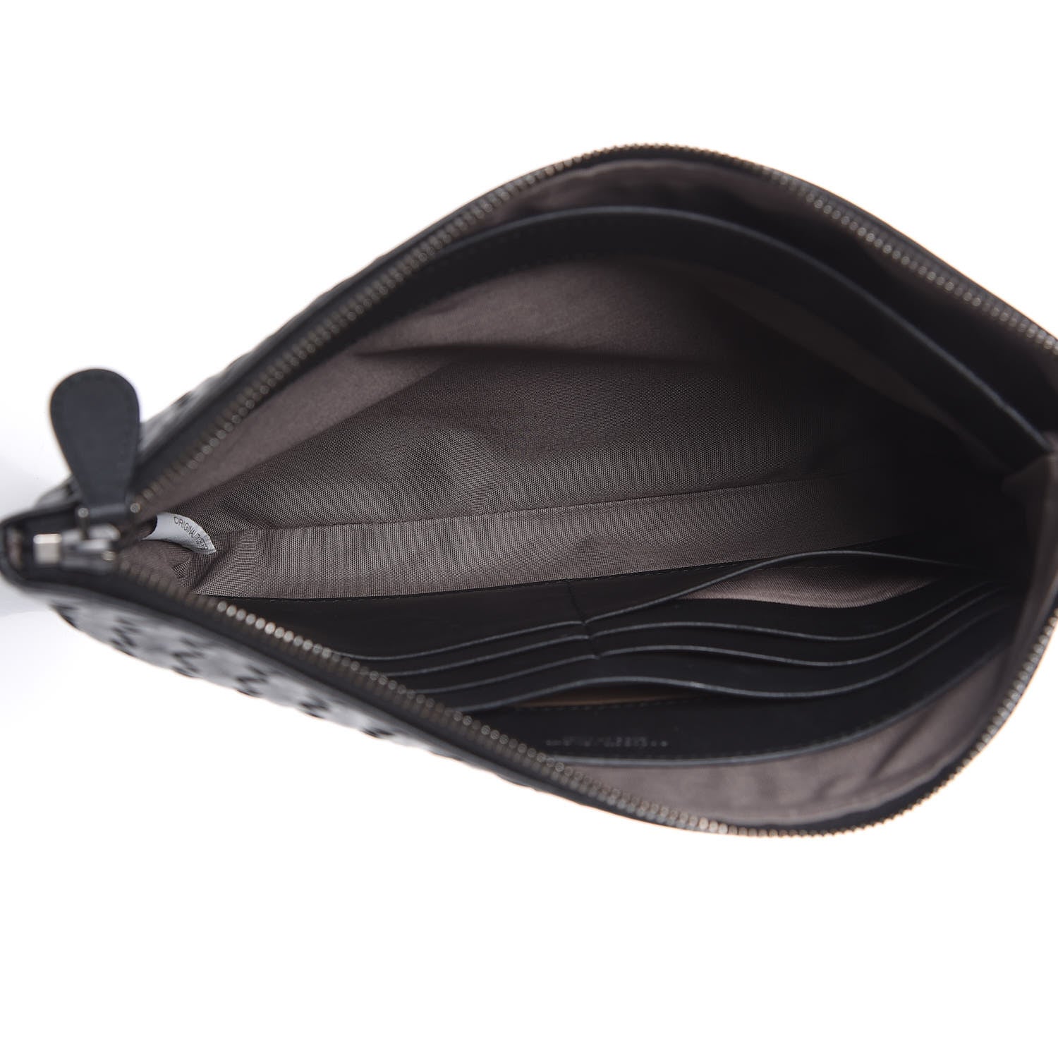 Bottega Veneta Nappa Intrecciato Medium Zip Pouch Black 5 of 7