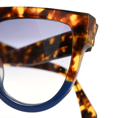Celine Shadow Sunglasses CL 41026/S Havana Blue 9 of 10