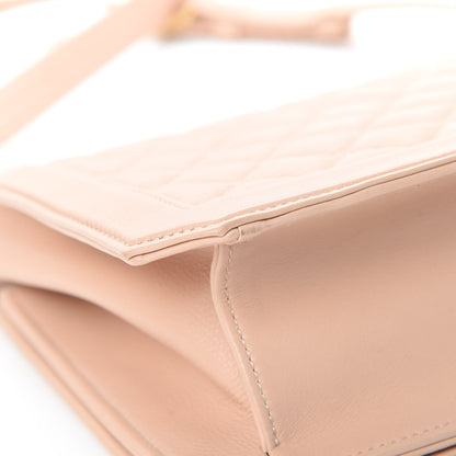 Chanel Lambskin Quilted Flap Beige 12 of 14