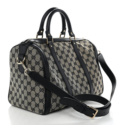 Gucci Monogram Medium Boston Navy 3 of 10