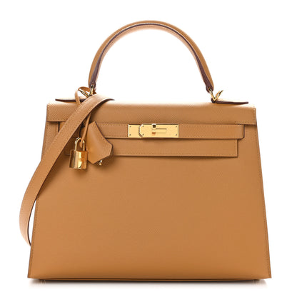 Hermes Epsom Kelly Sellier 28 Sesame 1 of 10