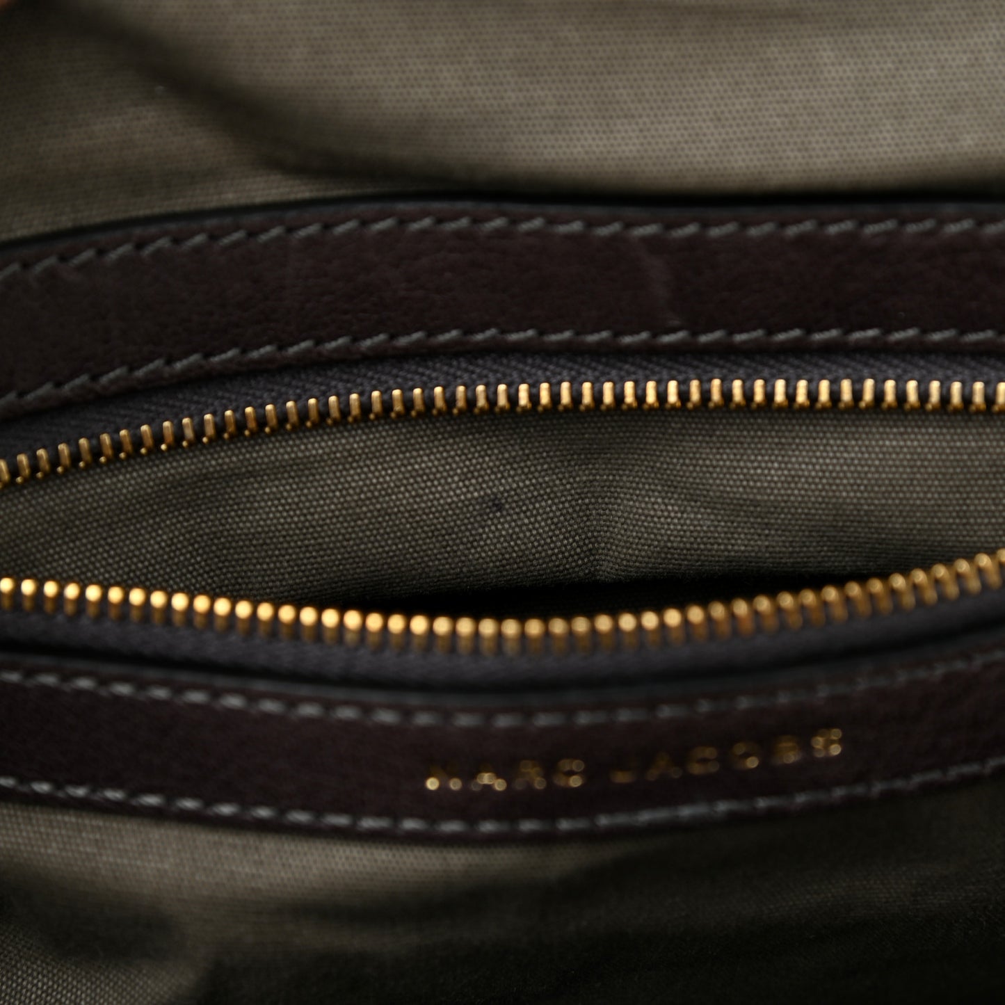 Calfskin Quilted Stam Brown