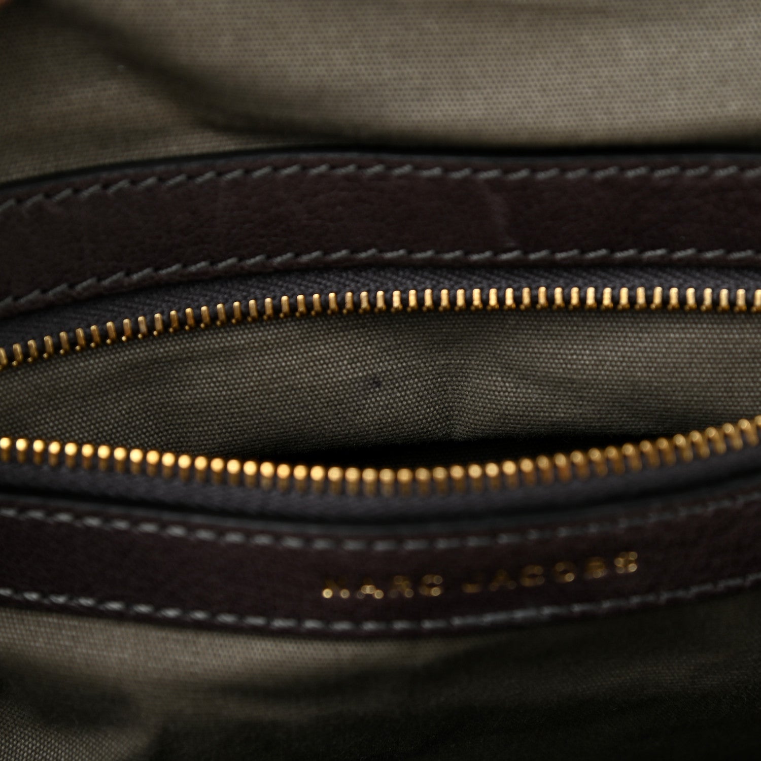 Marc Jacobs Calfskin Quilted Stam Brown 11 of 21