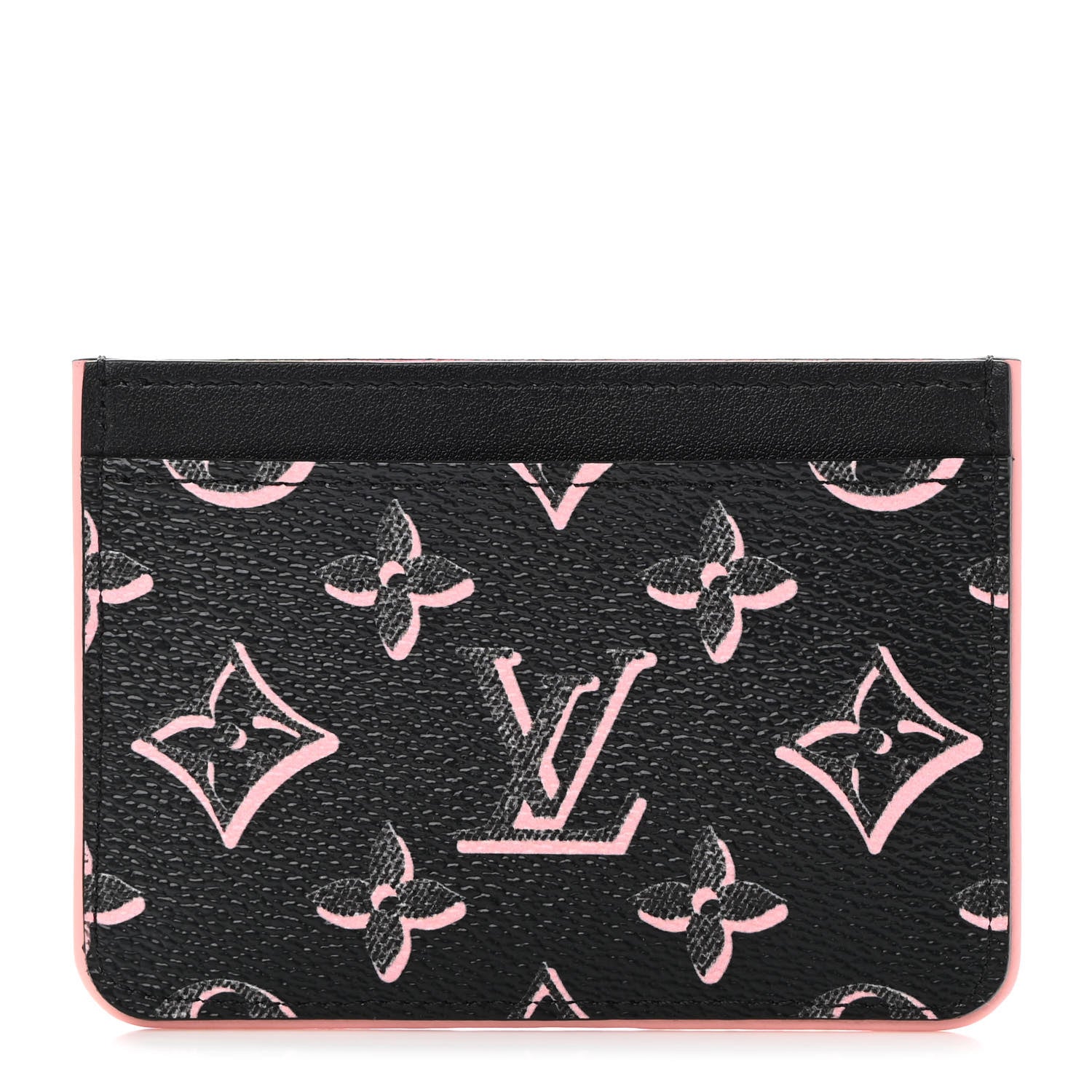 Louis Vuitton Monogram Fall for You LV Side-Up Card Holder Black 1 of 7