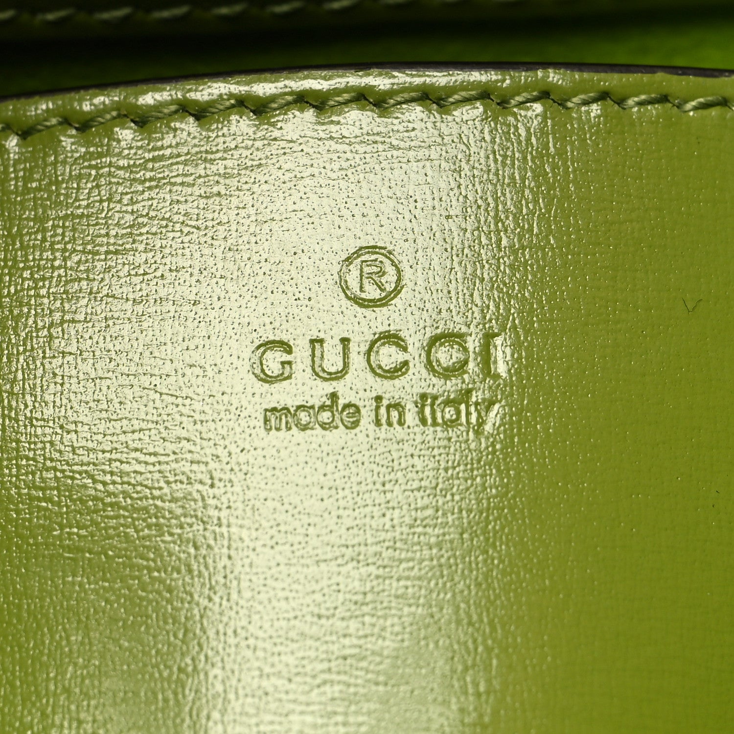 Gucci Canvas Calfskin Crystal GG Monogram Mini Jackie 1961 Green 6 of 10