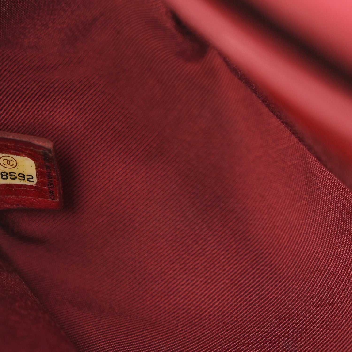 Chanel Caviar Quilted Medium Boy Flap Dark Red 7 of 10