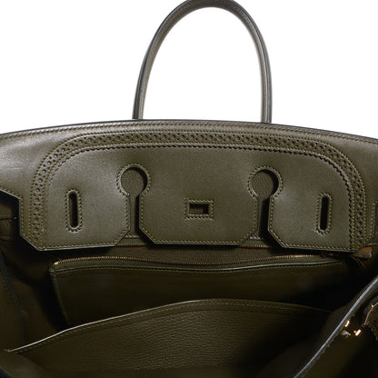 Hermes Tadelakt Ghillies Birkin 35 Vert Veronese 4 of 25
