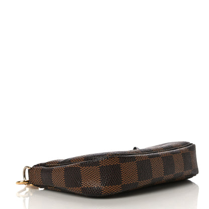 Louis Vuitton Damier Ebene Complice Trunks and Bags Mini Pochette Accessories Red 4 of 10