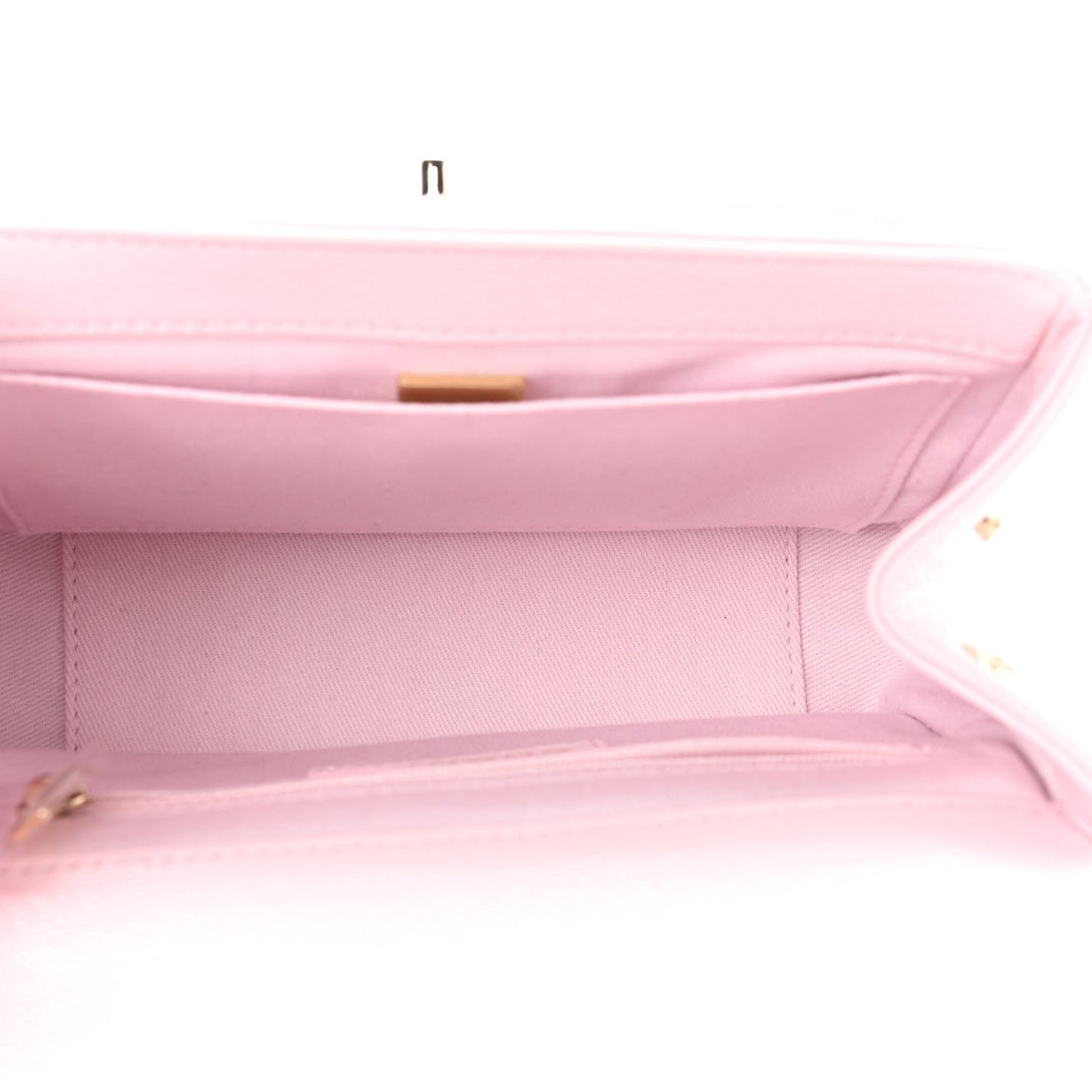 Caviar Quilted Mini Business Affinity Flap Light Pink