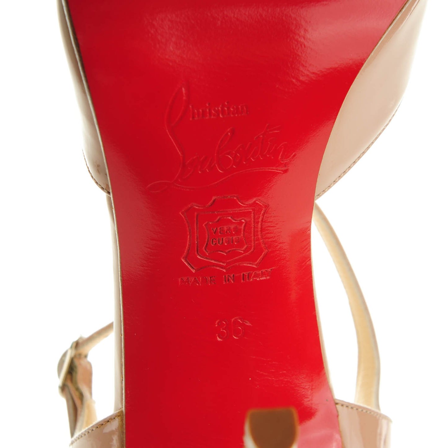 Vernice Coxinelle 100 T-Bar Pumps 36 Nude