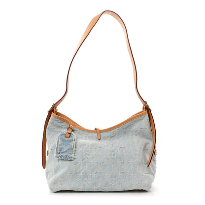 Louis Vuitton Monogram Denim CarryAll PM Sky Blue 1 of 12