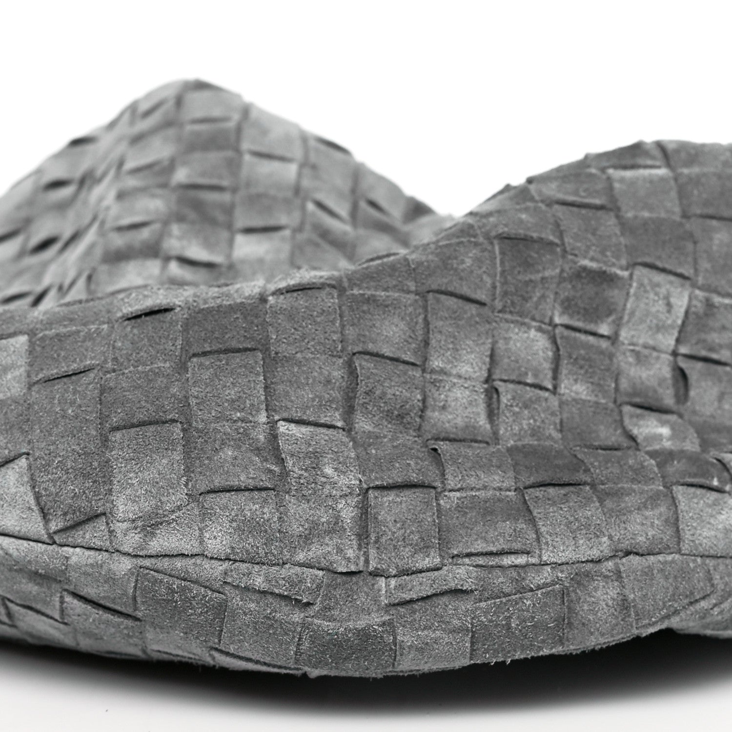 Bottega Veneta Suede Calfskin Intrecciato Teen Jodie Hobo Thunder 9 of 9