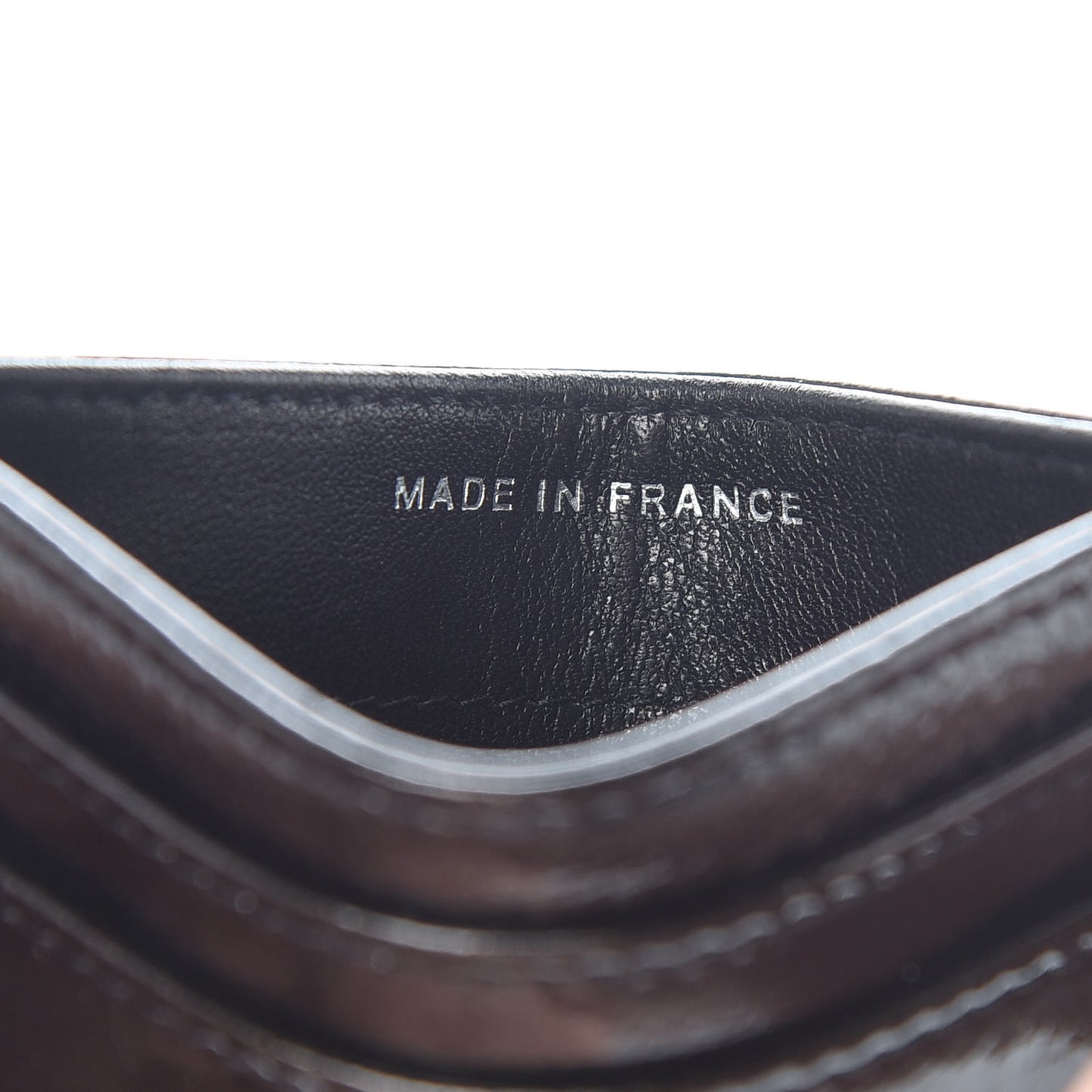 Patent Card Holder Case Black